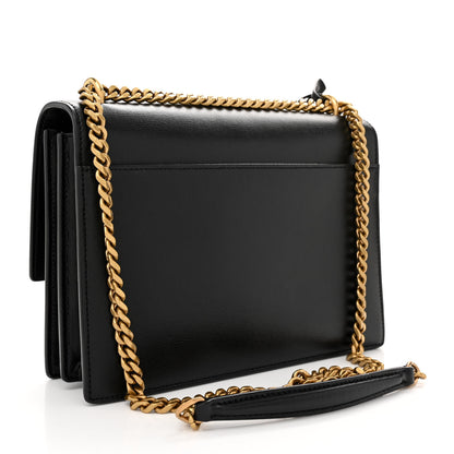 Saint Laurent Calfskin Medium Monogram Sunset Black 3 of 15