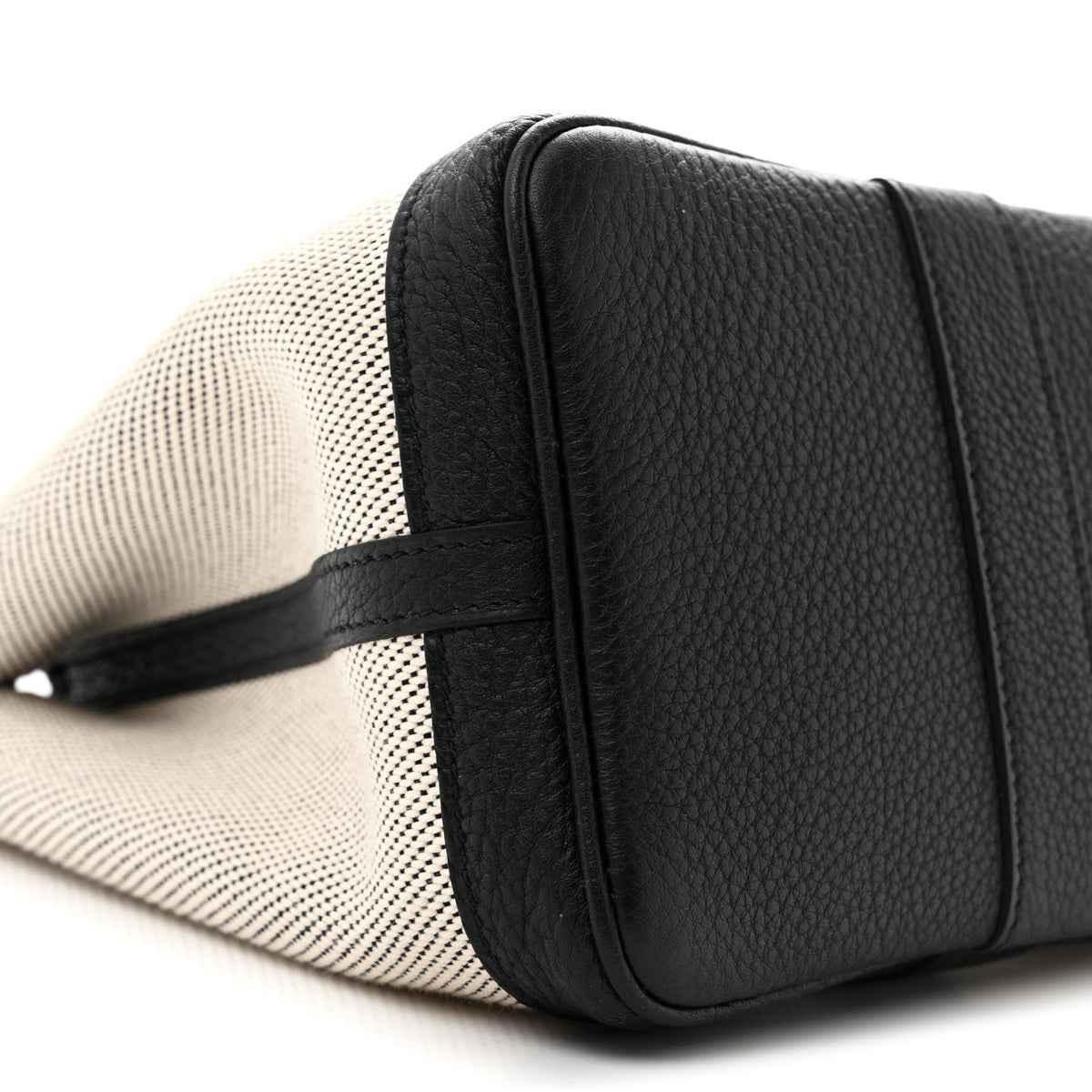 Twill H Negonda Garden Party 30 TPM Tote Ecru Black