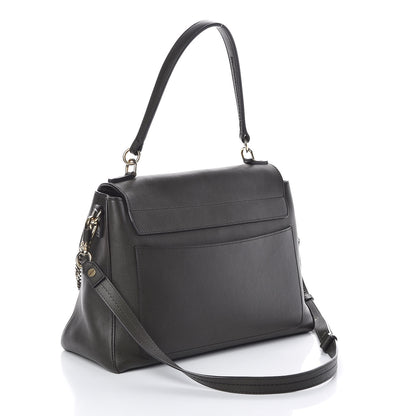 Chloe Calfskin Medium Faye Day Shoulder Bag Deep Forest 3 of 9