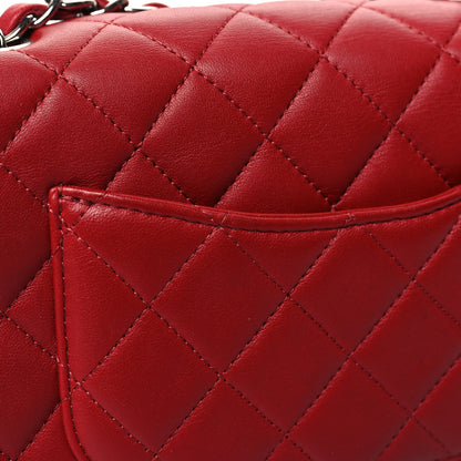 Chanel Lambskin Quilted Mini Rectangular Flap Red 13 of 13