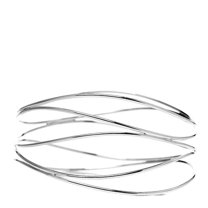 Tiffany Sterling Silver Elsa Peretti Five Row Wave Bracelet 1 of 5