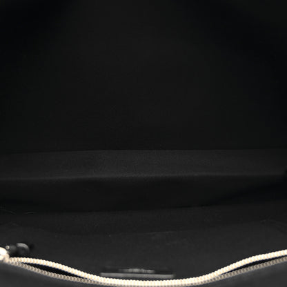 Saint Laurent Linen Calfskin Rive Gauche Tote Black 5 of 12