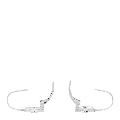Parker & West by FASHIONPHILE 14K White Gold Diamond .30ctw Art Deco Drop Earrings 3 of 4