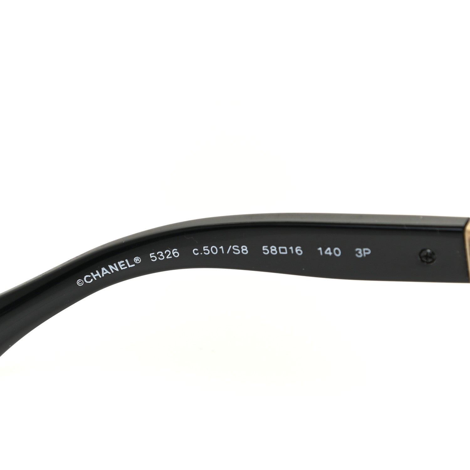 Chanel Chain Polarized Sunglasses 5352 Black 5 of 8