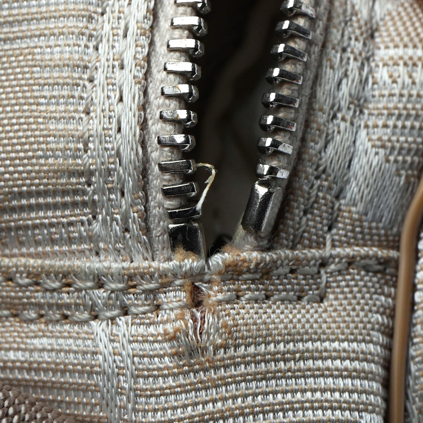 Nylon Travel Backpack Beige