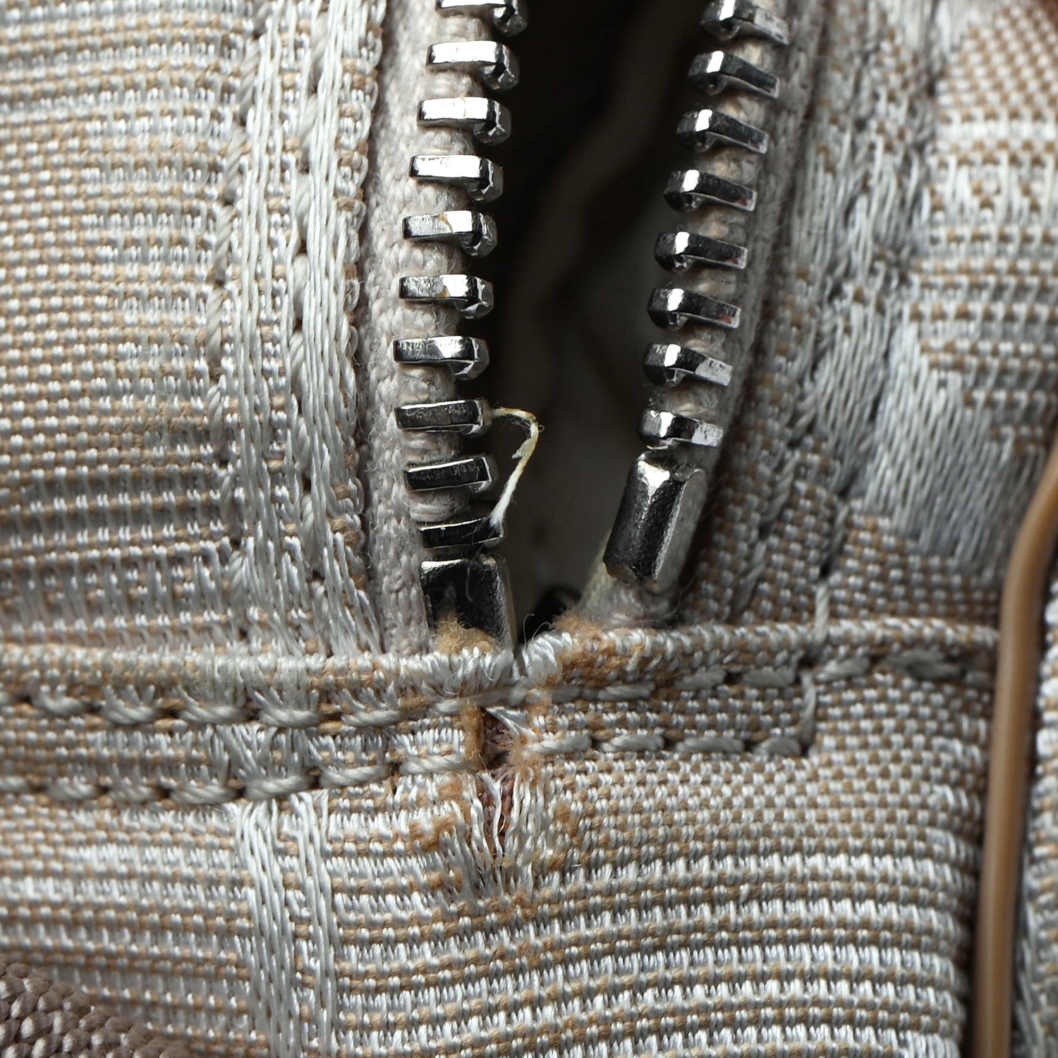 Chanel Nylon Travel Backpack Beige 6 of 9