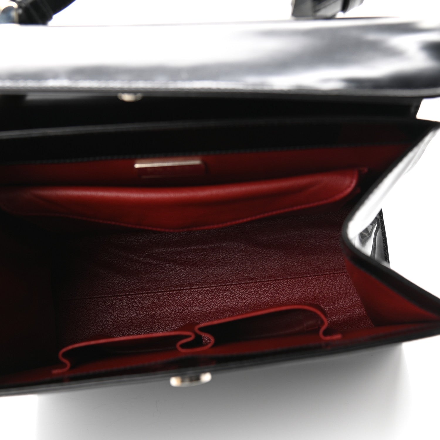 Prada Spazzolato Logo Print Framed Bag Black 5 of 11