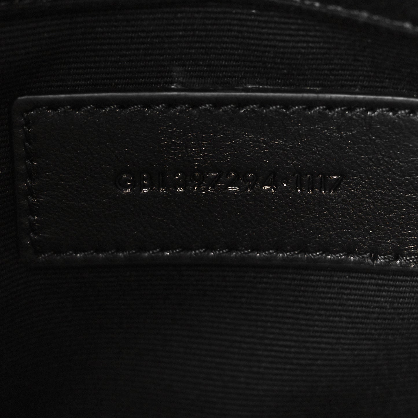 Calfskin Logo Zipped Tablet Pouch Black