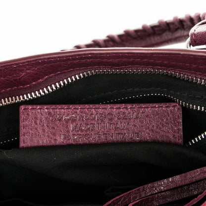 Balenciaga Agneau Classic Silver Hardware S City Violet Prune 7 of 7