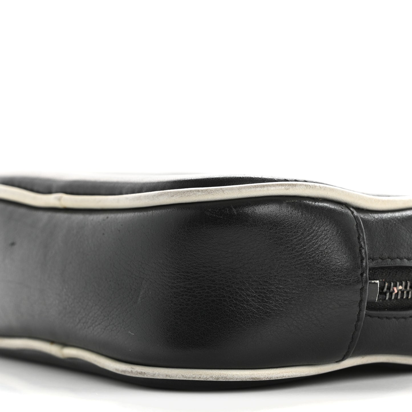 Nappa Monogram Blogger Bag Black White