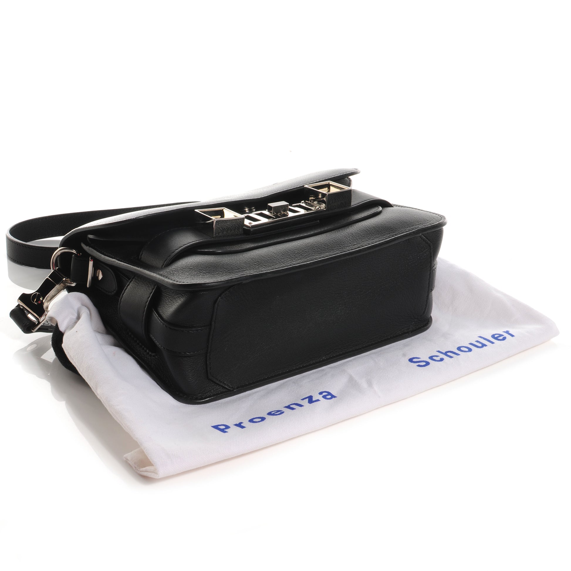 Proenza Schouler Leather Mini PS11 Classic Shoulder Bag Black 4 of 8