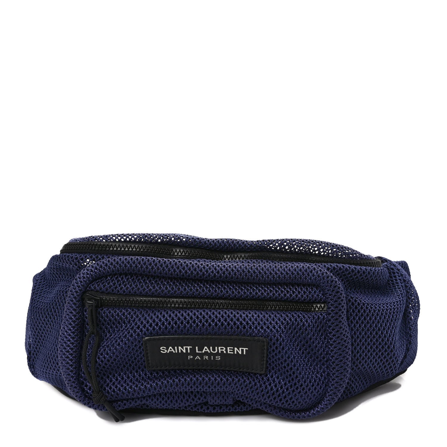 Saint Laurent Nylon Mesh SLP Belt Bag Blue 1 of 8