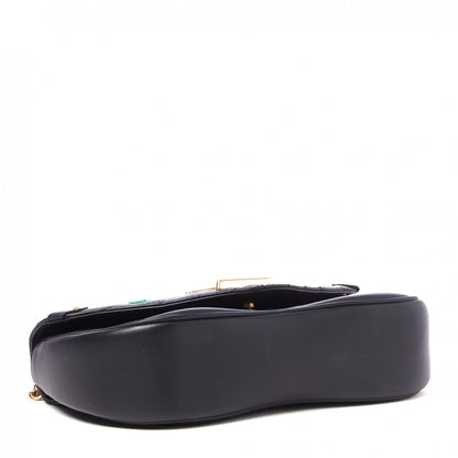 Louis Vuitton Calfskin Embroidered New Wave Chain MM Black 3 of 8