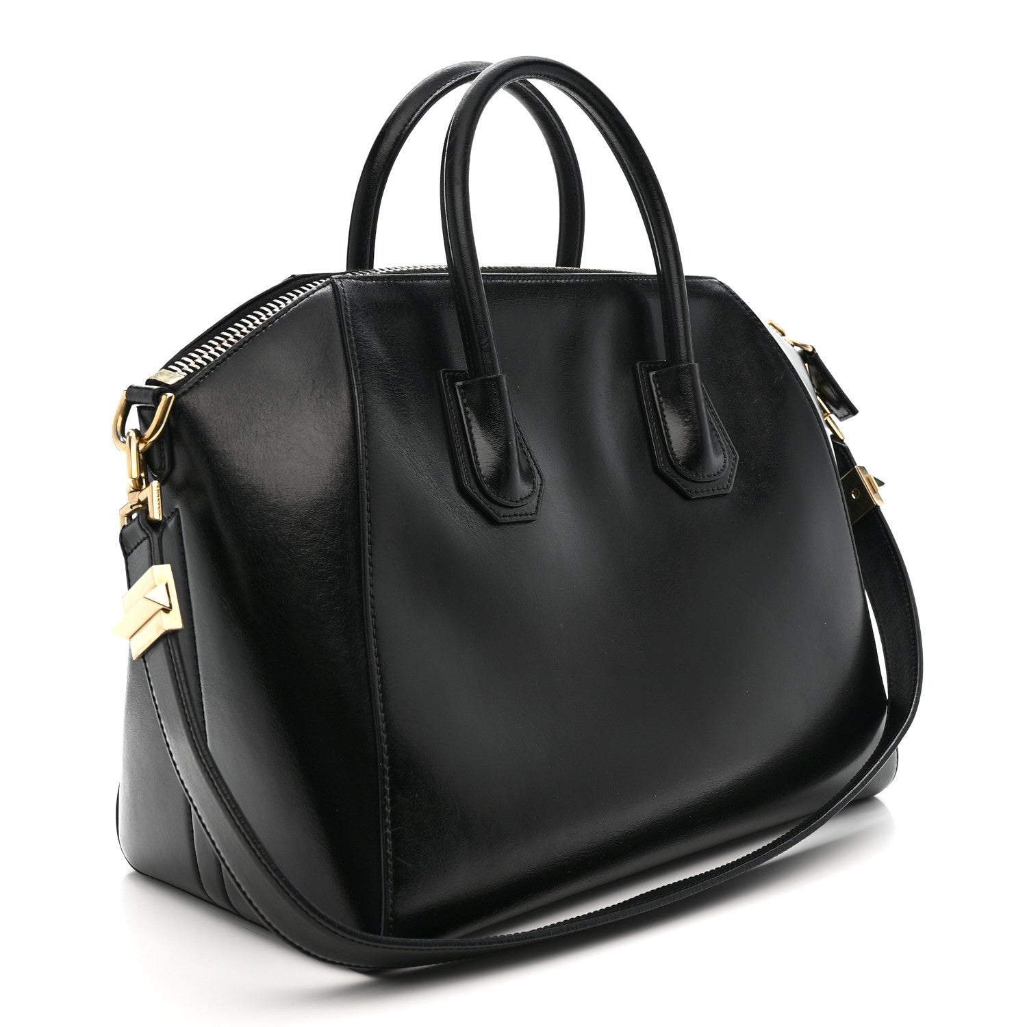 Givenchy Shiny Lord Calfskin Medium Antigona Black 3 of 10