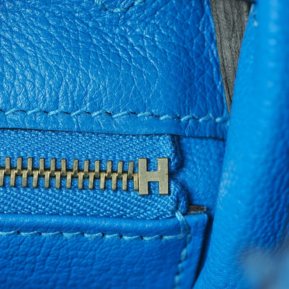 Hermes Evercolor Kelly Retourne 28 Bleu Hydra 14 of 35