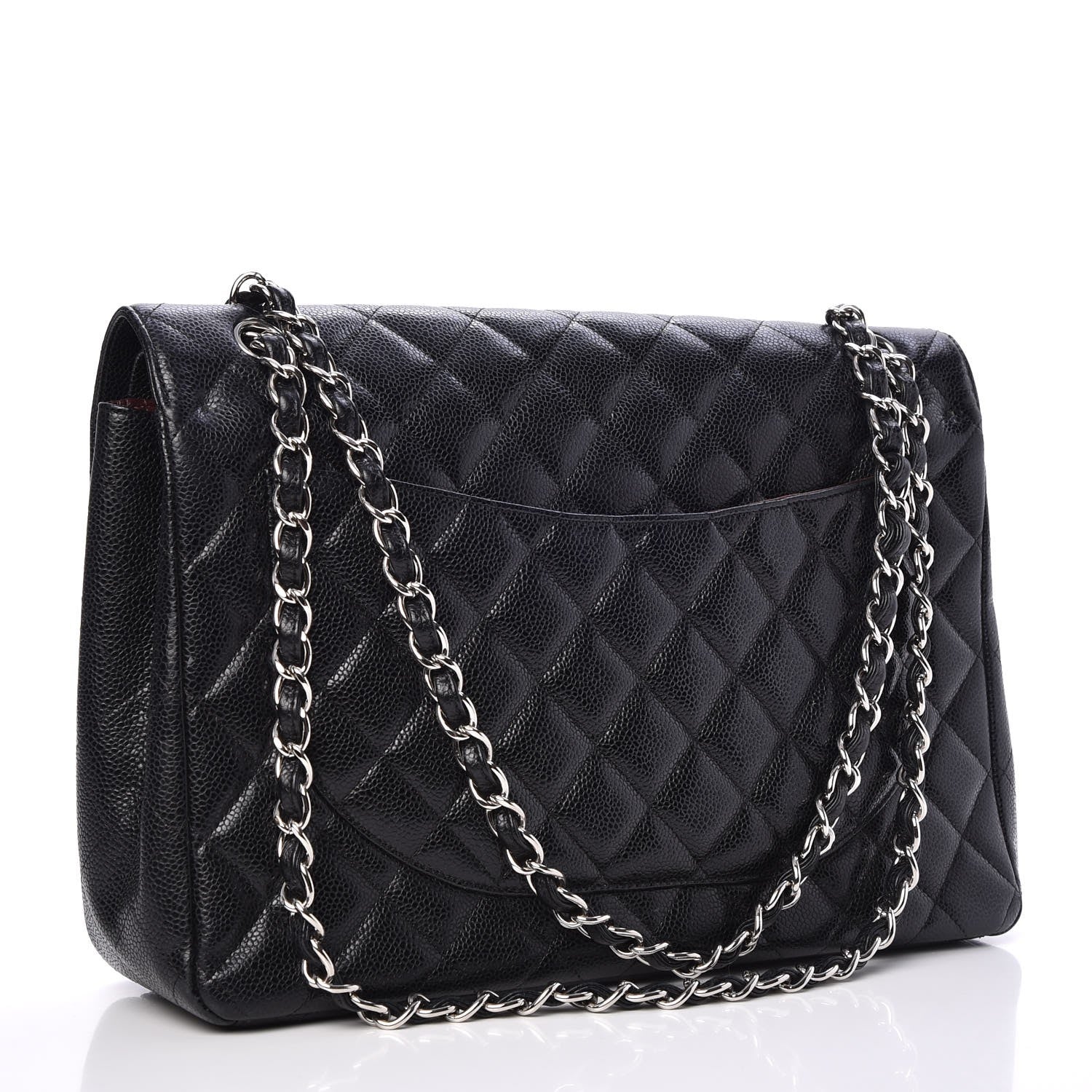 Chanel Caviar Quilted Maxi Double Flap Black 4 of 13