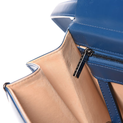 Delvaux Box Calfskin Brillant MM Satchel Blue De Prusse 15 of 17