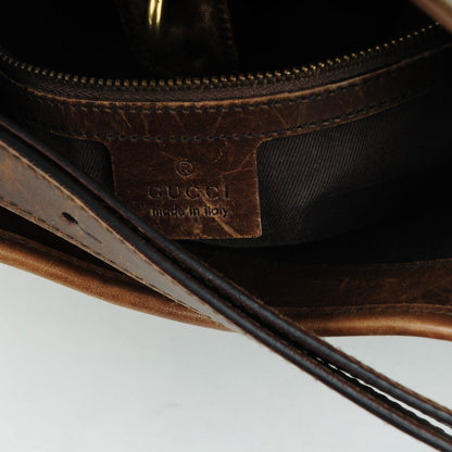 Gucci Monogram Piston Shoulder Bag Dark Brown 8 of 9