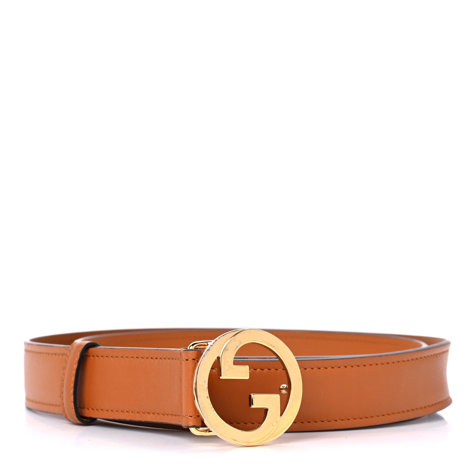Gucci Ciny Lux Calfskin Blondie 30mm Belt 100 40 Blondie Cognac 1 of 5