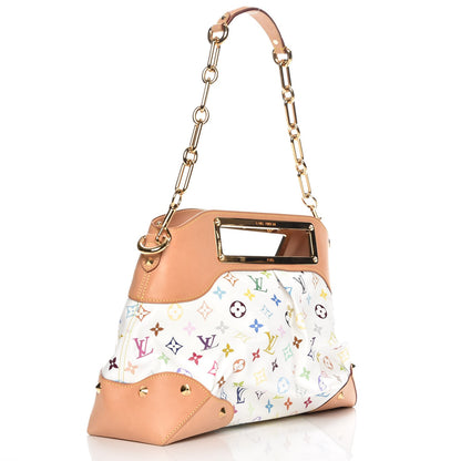 Louis Vuitton Monogram Multicolor Judy GM White 3 of 8