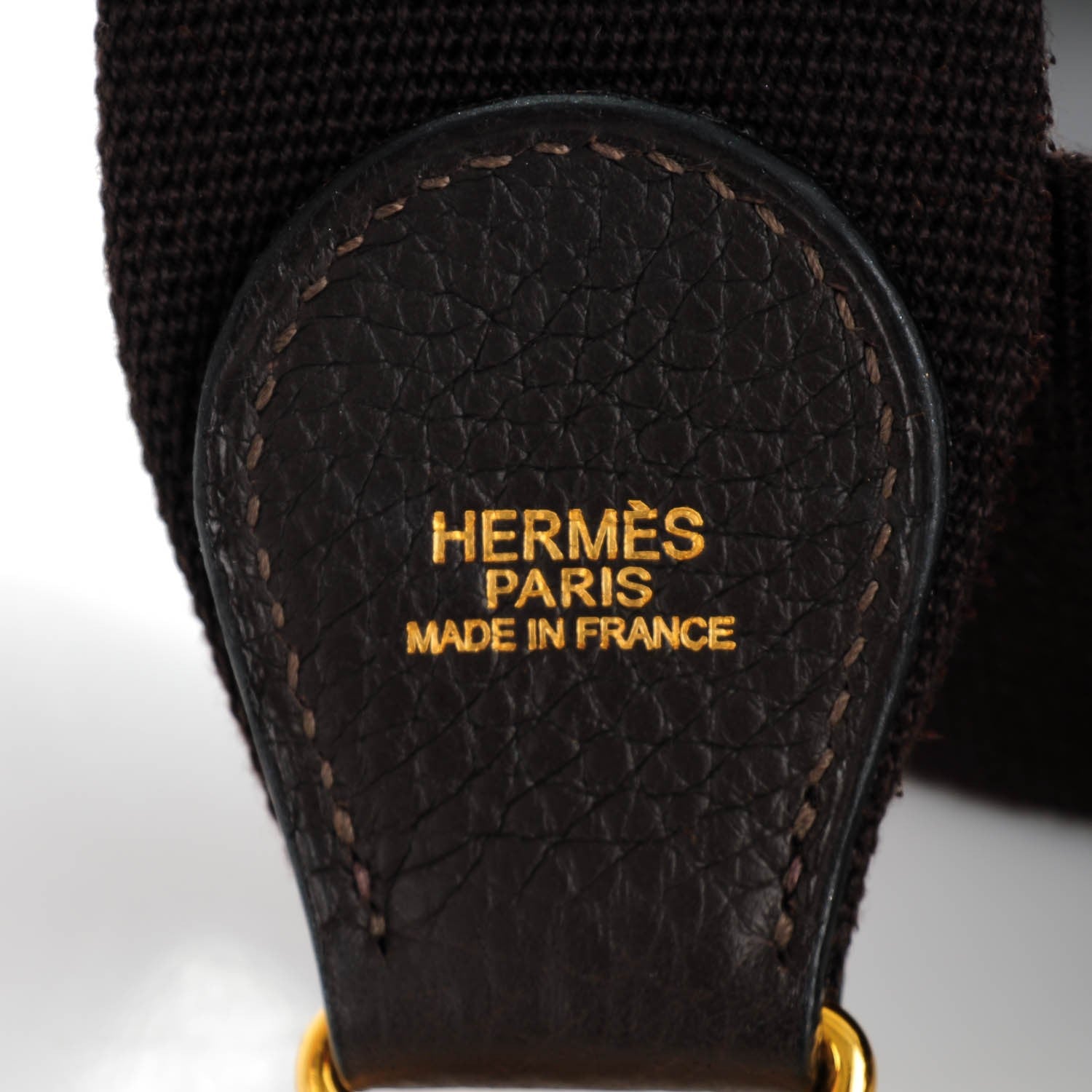 Hermes Toile Taurillon Clemence Amazone Shoulder Strap Ebene 4 of 4