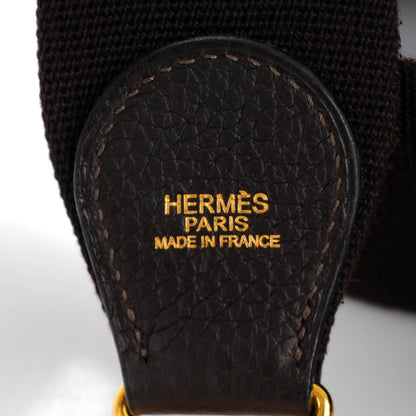 Hermes Toile Taurillon Clemence Amazone Shoulder Strap Ebene 4 of 4