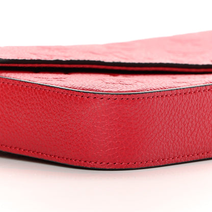 Louis Vuitton Empreinte Pochette Felicie Chain Wallet Scarlet 10 of 17