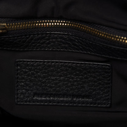 Alexander Wang Pebbled Lambskin Rockie Black Pale Gold Hardware 8 of 9