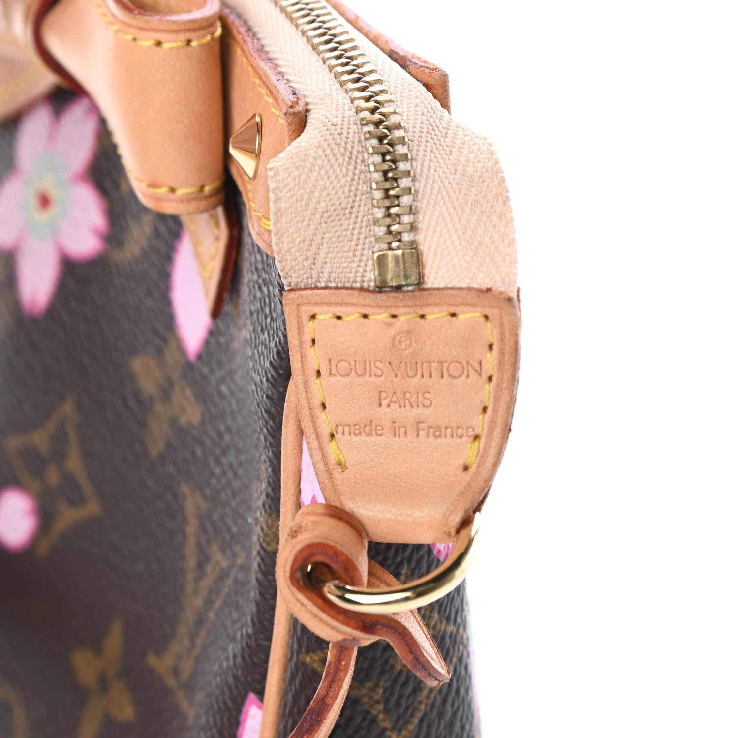 Louis Vuitton Monogram Cherry Blossom Pochette Accessories Brown 6 of 14