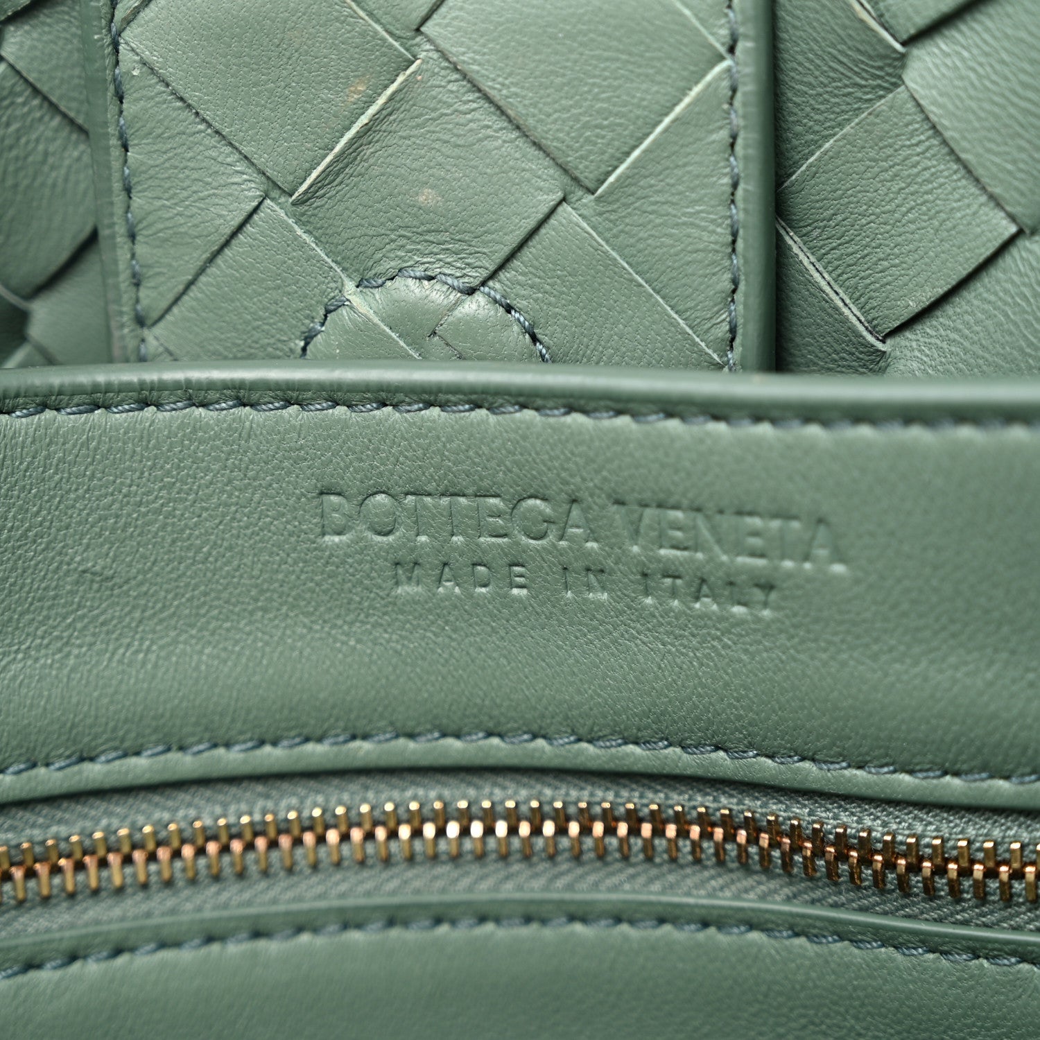 Bottega Veneta Nappa Intrecciato Medium Andiamo Shoulder Bag Aloe 6 of 13