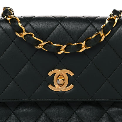 Chanel Lambskin Quilted Small Single Flap Green 13 of 13