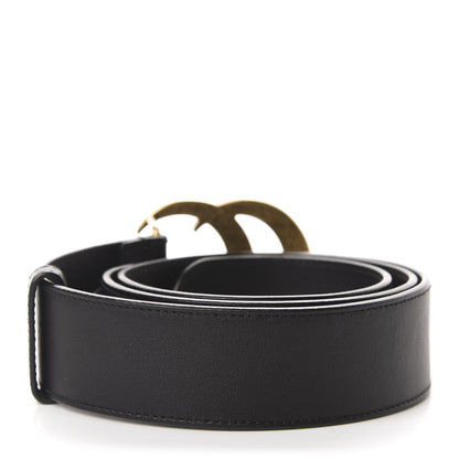 Gucci Calfskin Double G 40mm Belt 90 36 Black 2 of 3