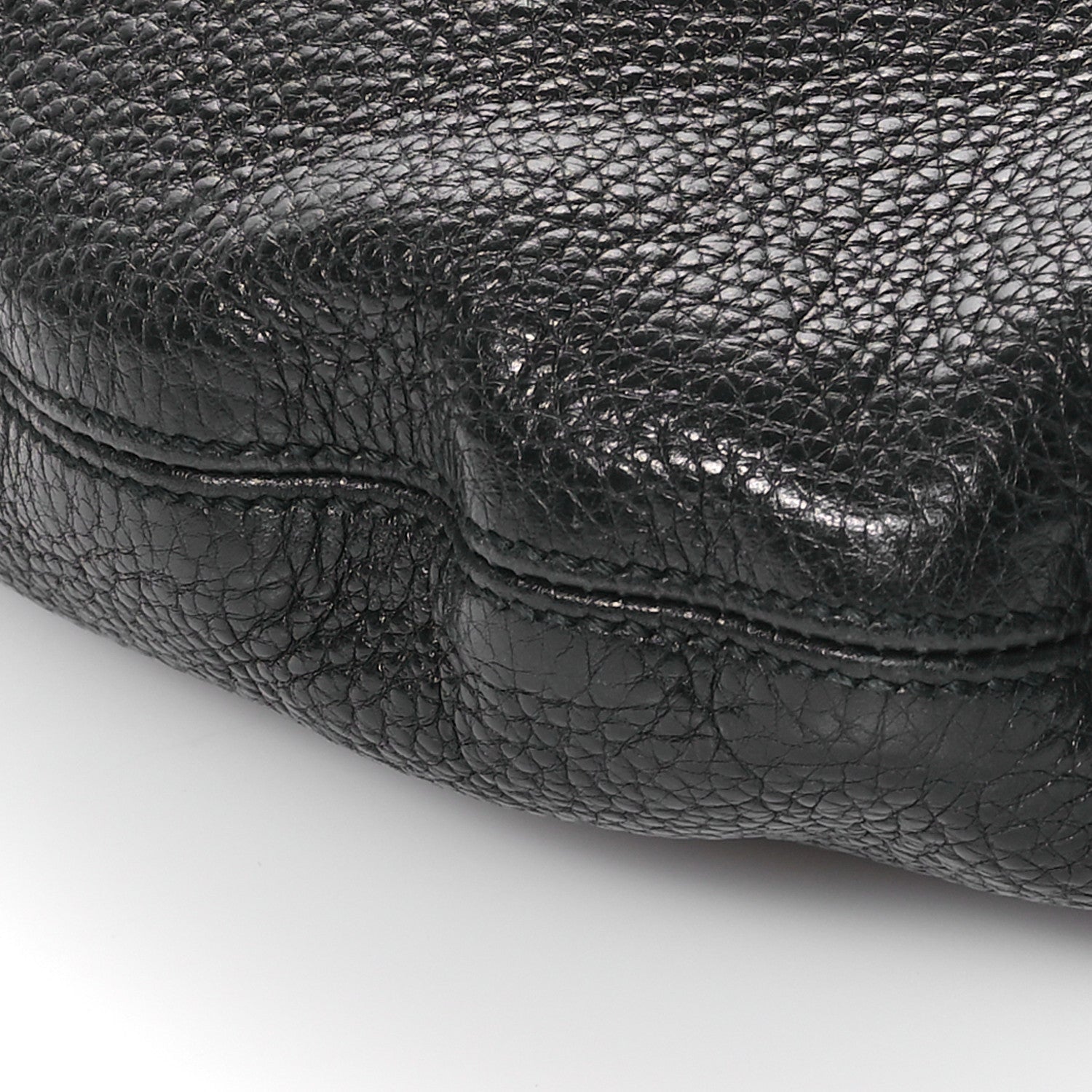 Gucci Pebbled Calfskin Medium Soho Hobo Black 10 of 16