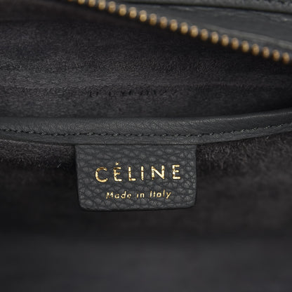 Celine Baby Grained Calfskin Nano Luggage Kohl 7 of 8