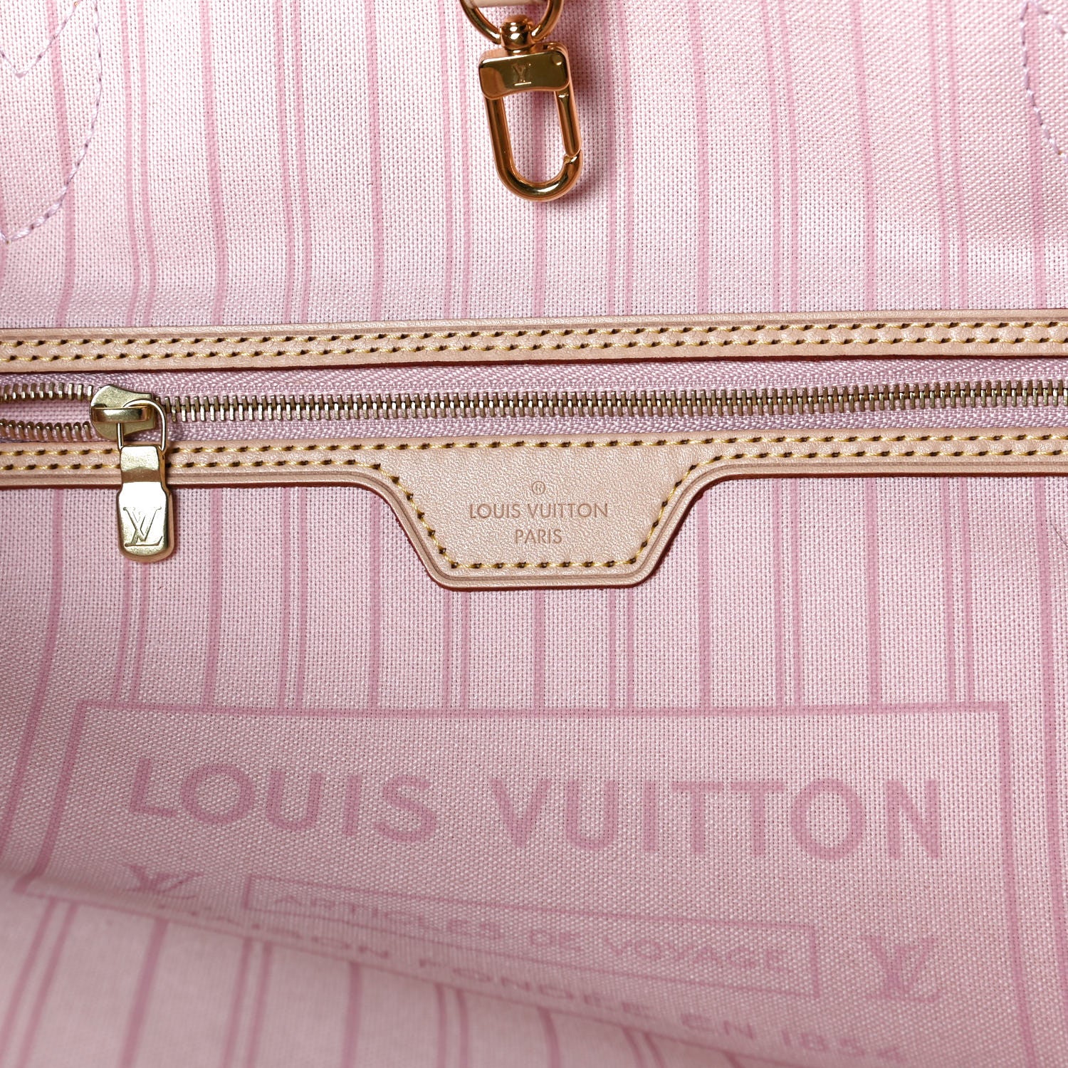Louis Vuitton Damier Azur Neo Neverfull MM Rose Ballerine 7 of 17
