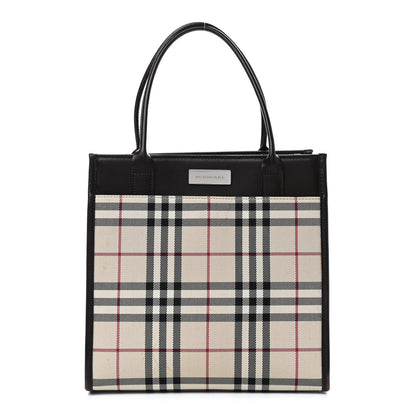 Burberry House Check Tote Chocolate 1 of 9
