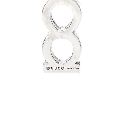 Gucci Sterling Silver Enamel Charm Black Red 4 of 4