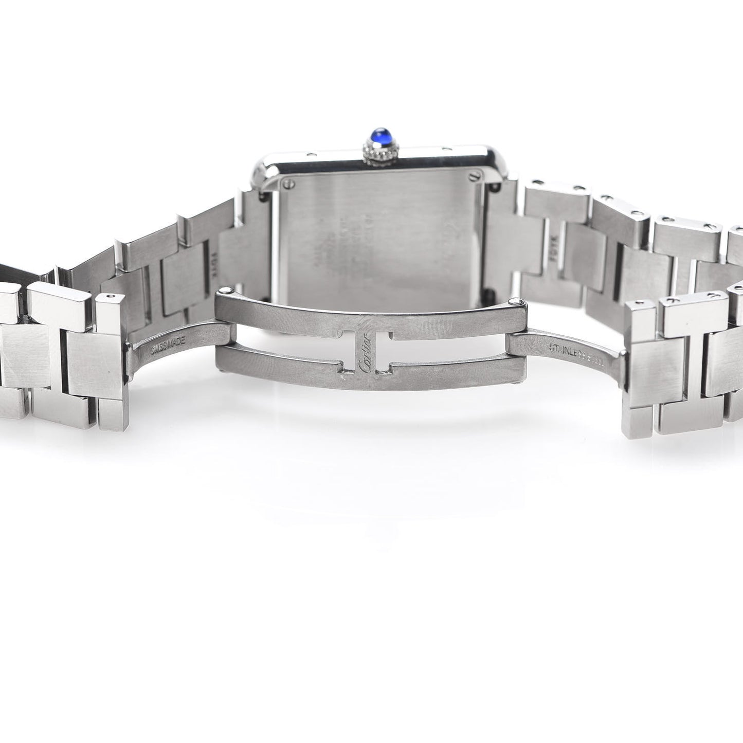 Stainless Steel 24mm Tank Solo Quartz Watch