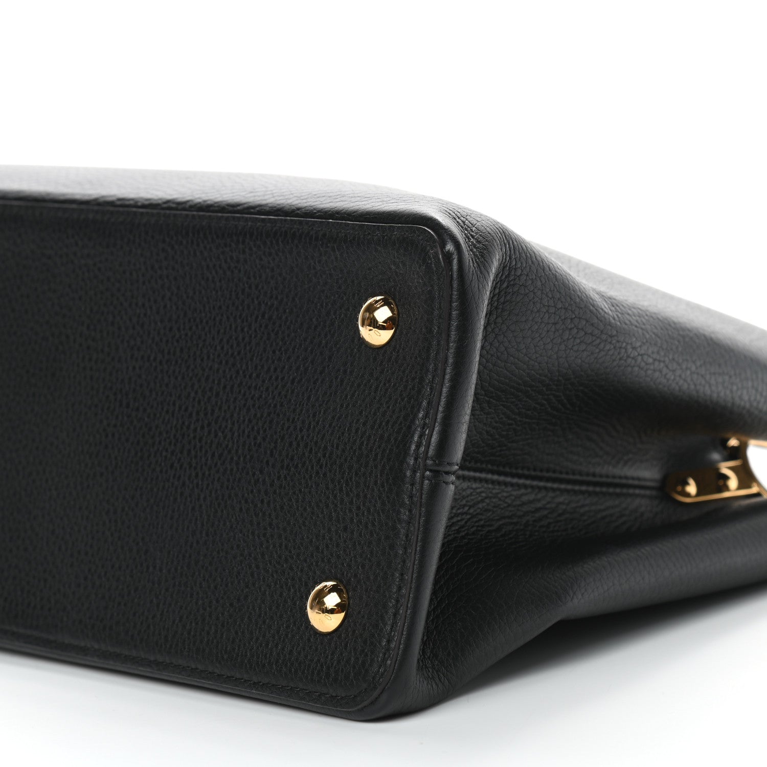 Louis Vuitton Taurillon Capucines GM Black 7 of 8