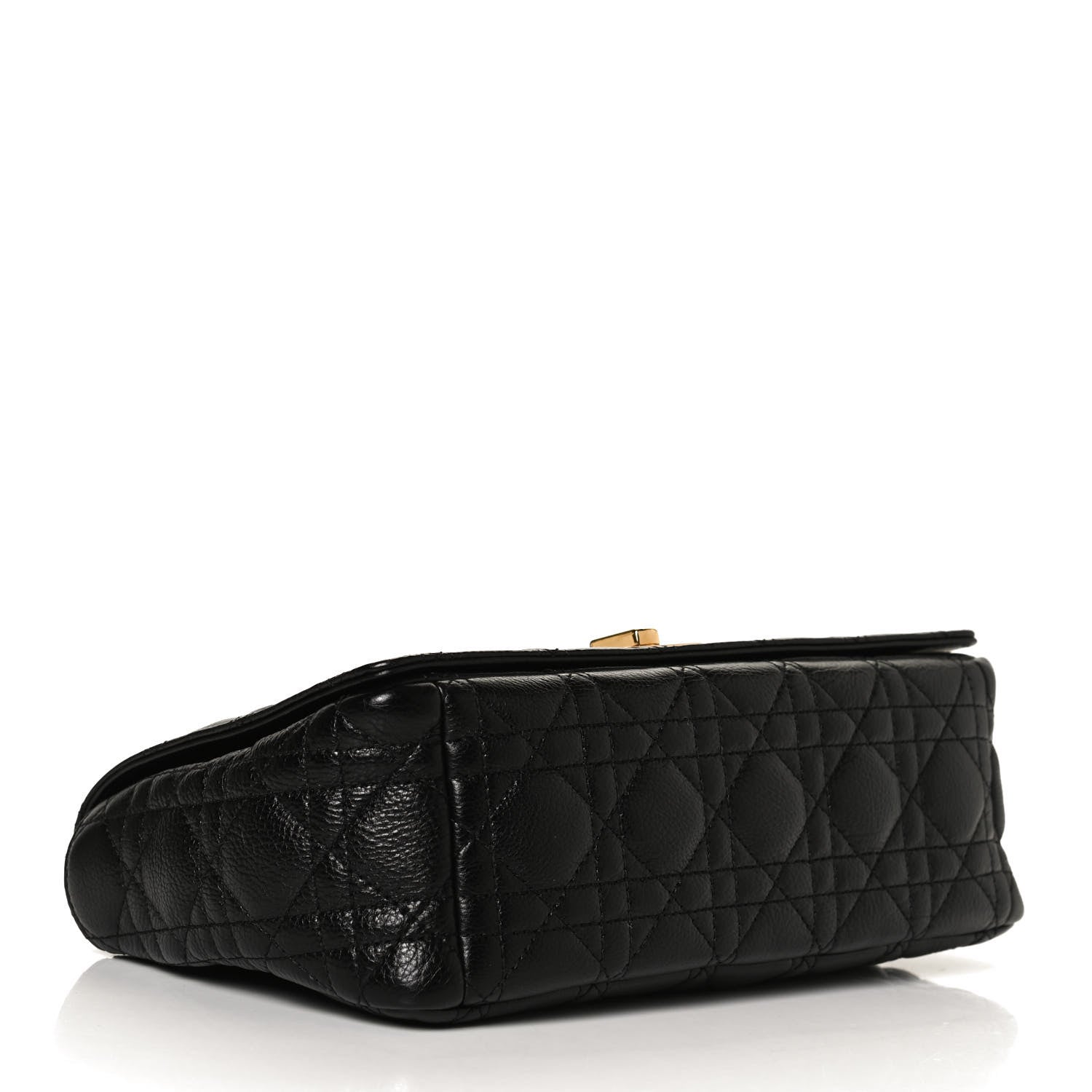 Christian Dior Calfskin Cannage Medium Caro Bag Black 4 of 12