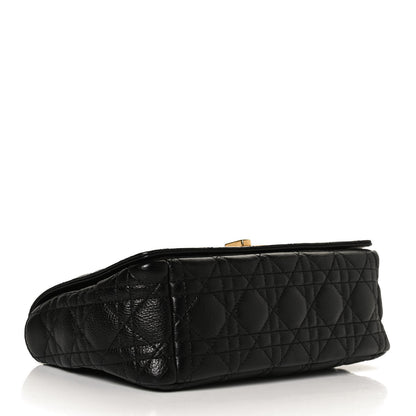 Christian Dior Calfskin Cannage Medium Caro Bag Black 4 of 12
