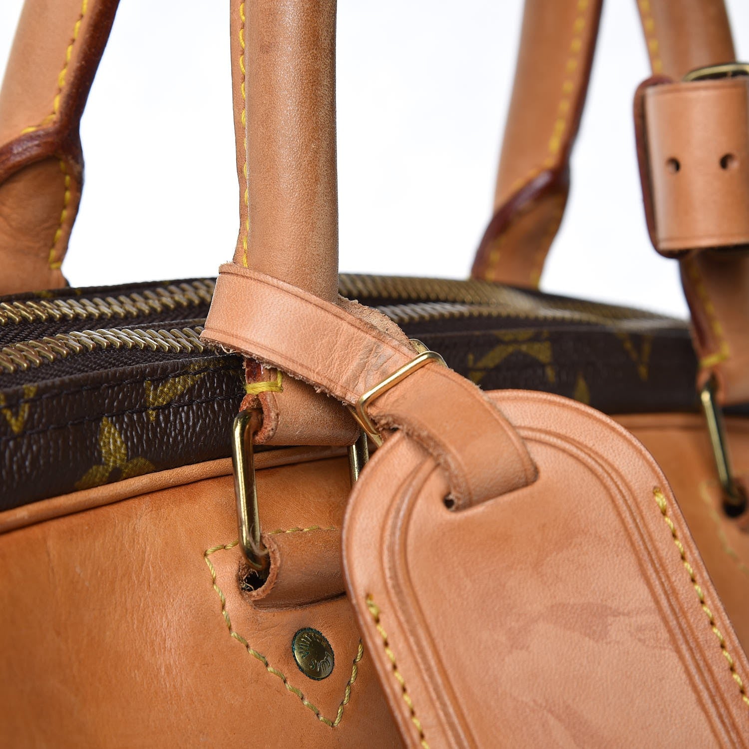 Louis Vuitton Monogram Alize 2 Compartment Luggage Travel Bag 18 of 28