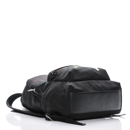 Givenchy Nylon Calfskin Army Skull Backpack Black 4 of 8