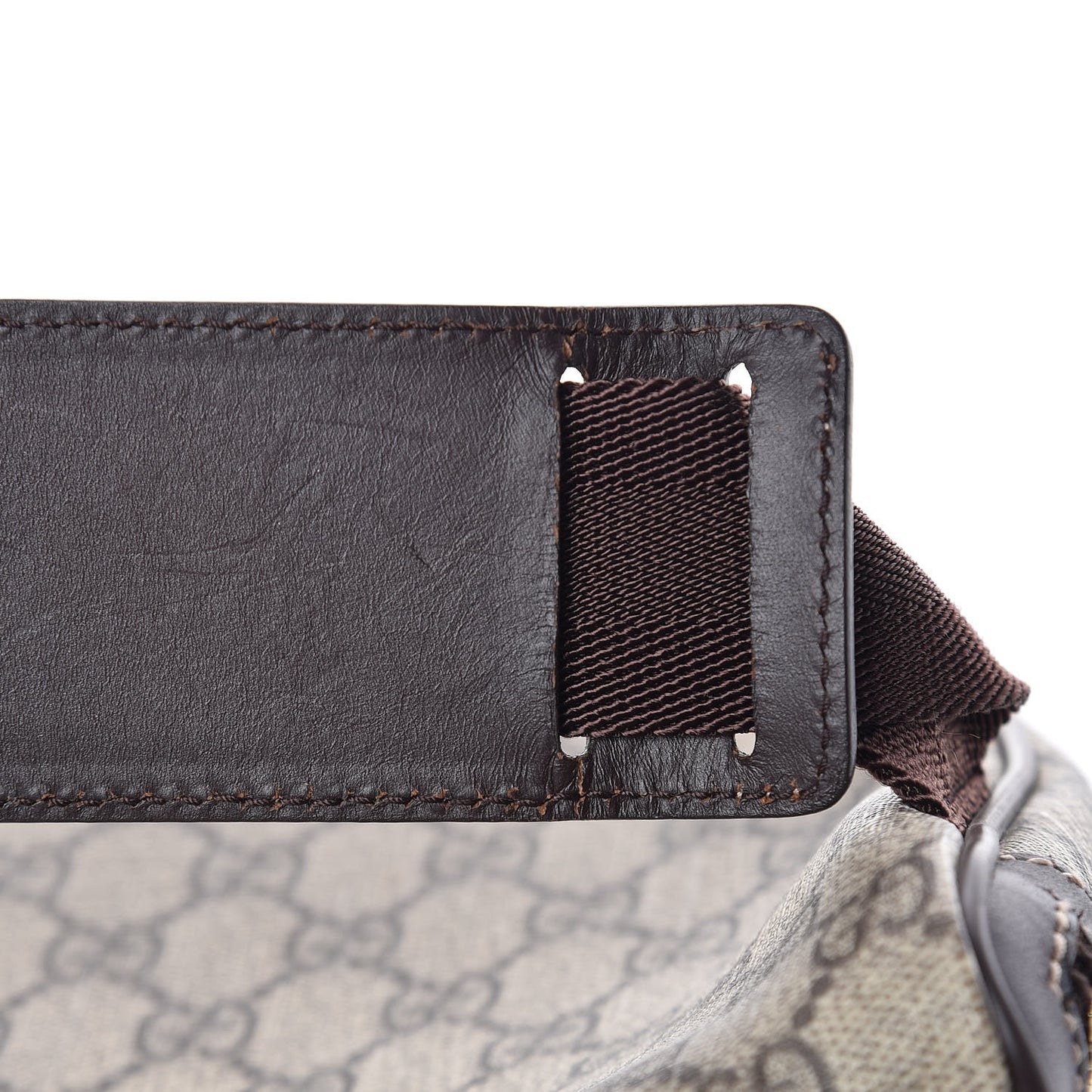 GG Plus Monogram Belt Bag Dark Brown