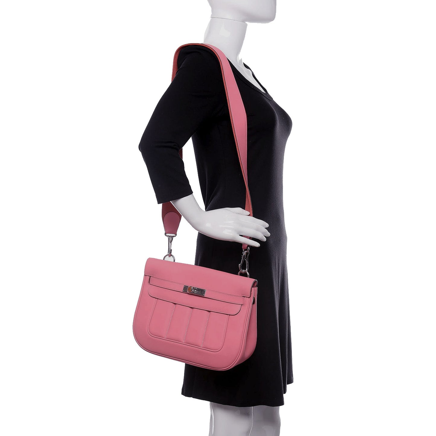 Veau Swift Sac Berline 28 Rose Azalee