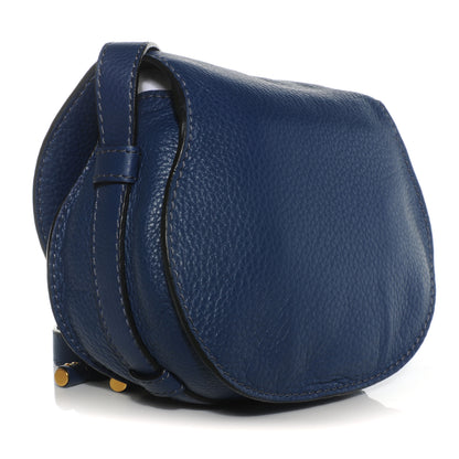 Chloe Calfskin Mini Marcie Round Crossbody Bag Royal Navy 3 of 8
