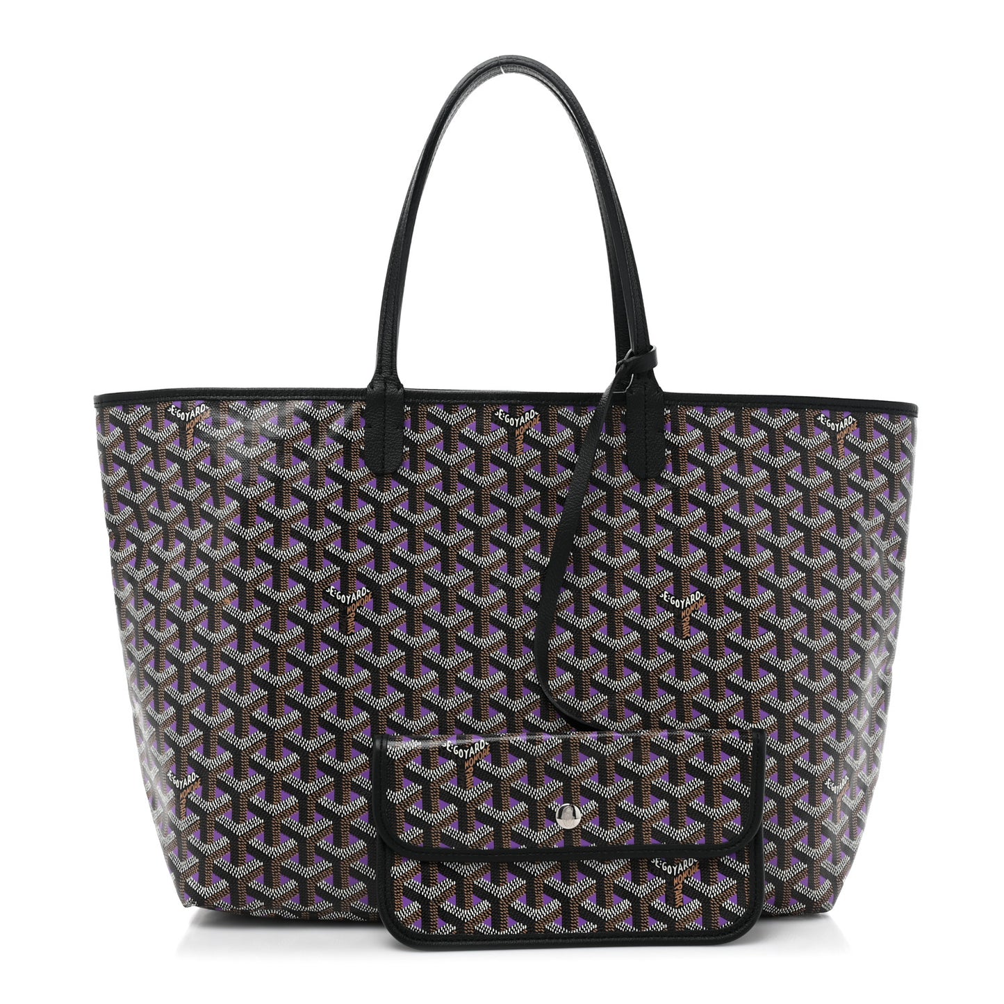 Goyardine Saint Louis Claire Voie PM Black Violet