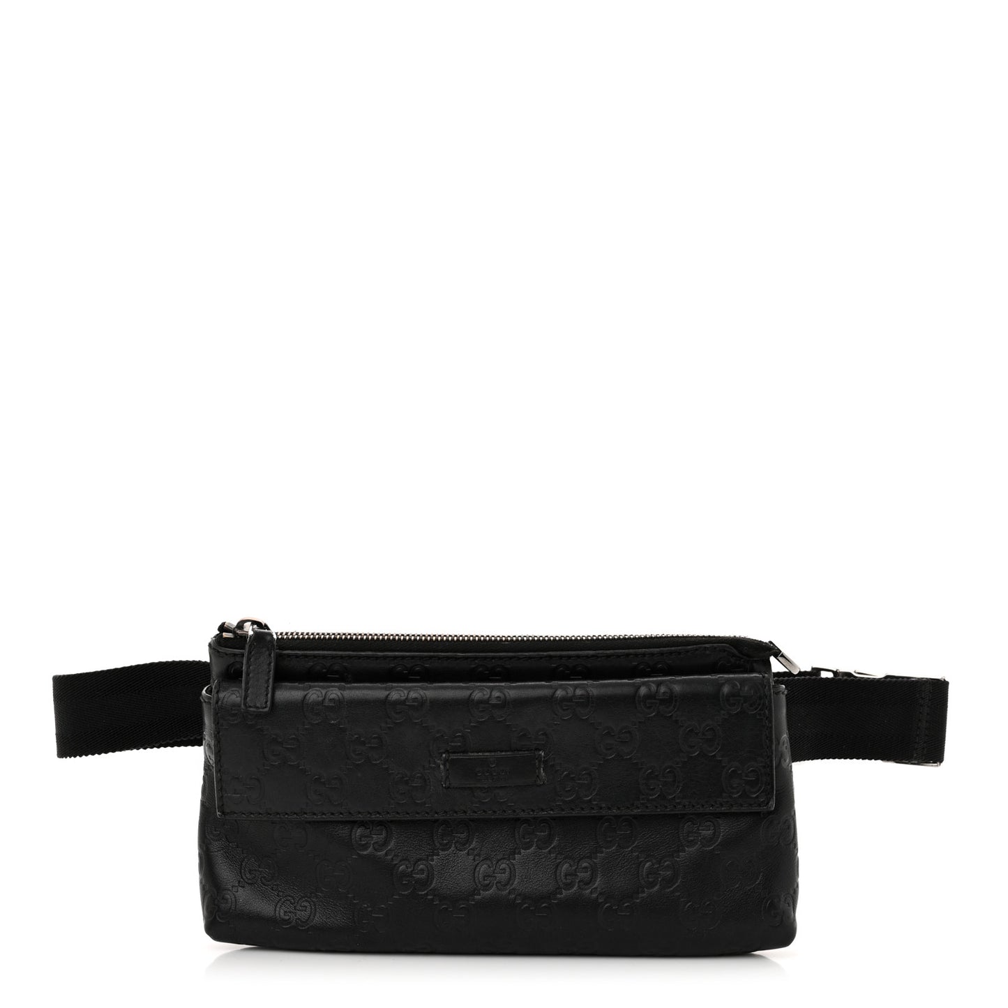 Guccissima Waist Belt Bag Black