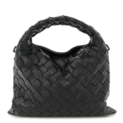 Bottega Veneta Calfskin Intrecciato Mini Hop Black 1 of 10
