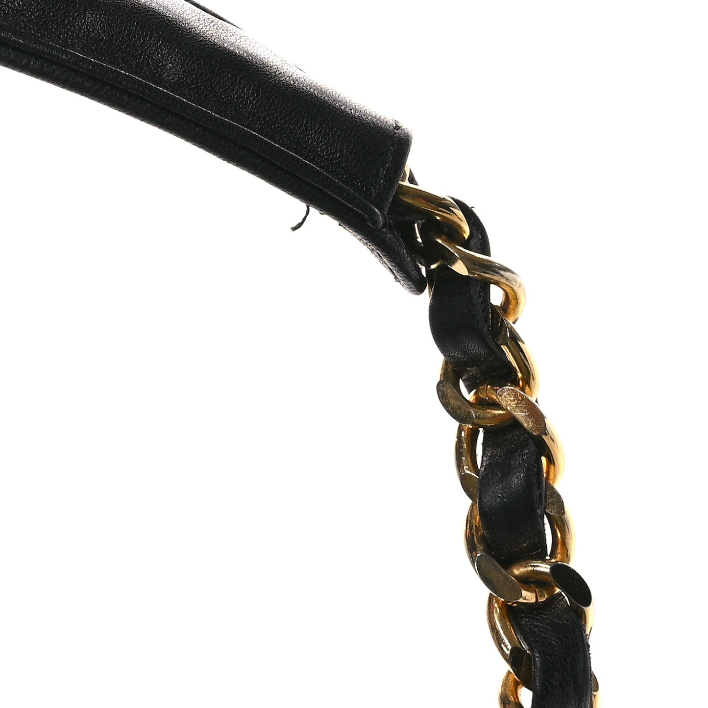 Calfskin Stitched XL Weekender Black